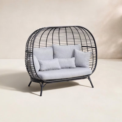 Vikki 68.75 " W Metal Loveseat