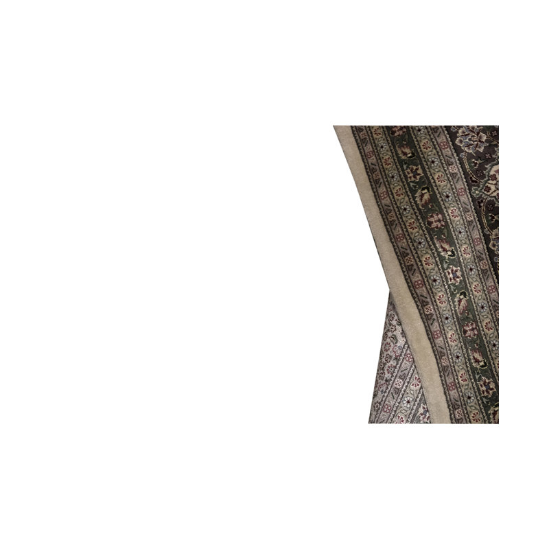 Hand-Knotted High-Quality Beige and Brown Area Rug