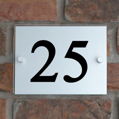Champy 15cm H Plastic House Number