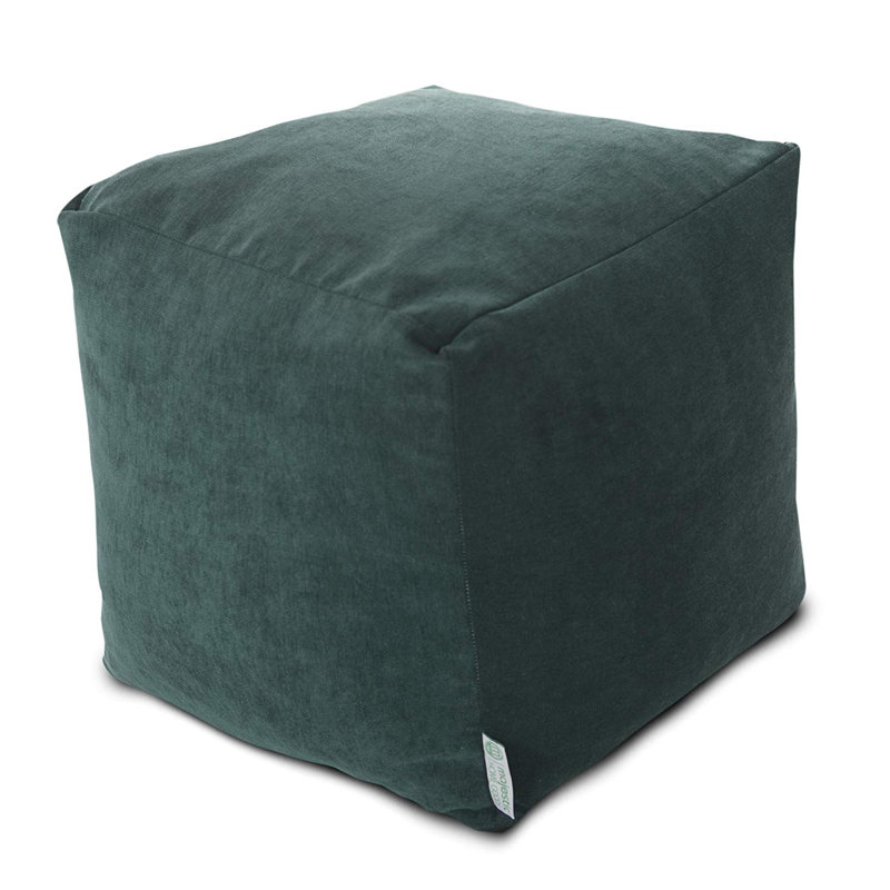 Sosebee Velvet Pouf, Marine Velvet