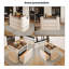 55.12"Beige jewellery display cabinet storage cabinet