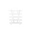 Rockdale 116cm H x 100cm W Etagere Bookcase-40242015