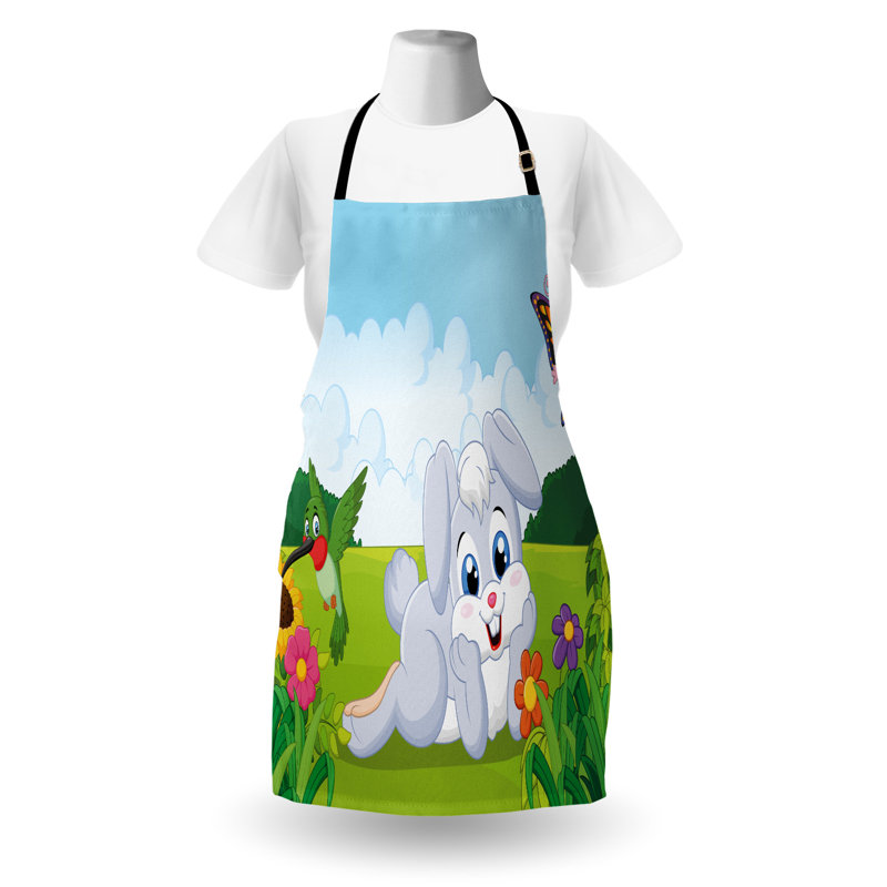 No Pattern Bib Apron