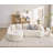 Boneless L-Shape Sectional Sofa With Curved Chaise