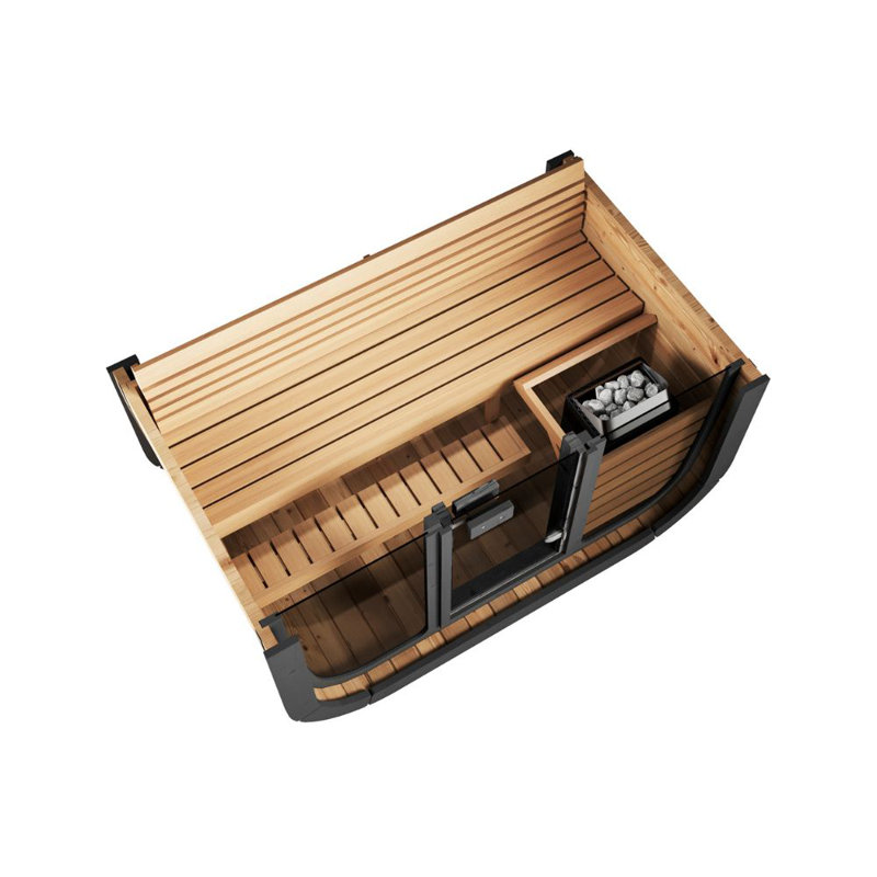 Saunalife Model Cube-Series Outdoor Home Sauna Kit (SL-MODELCL4G)
