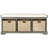 Painswick Canvas Upholstered Storage Bench-259191074