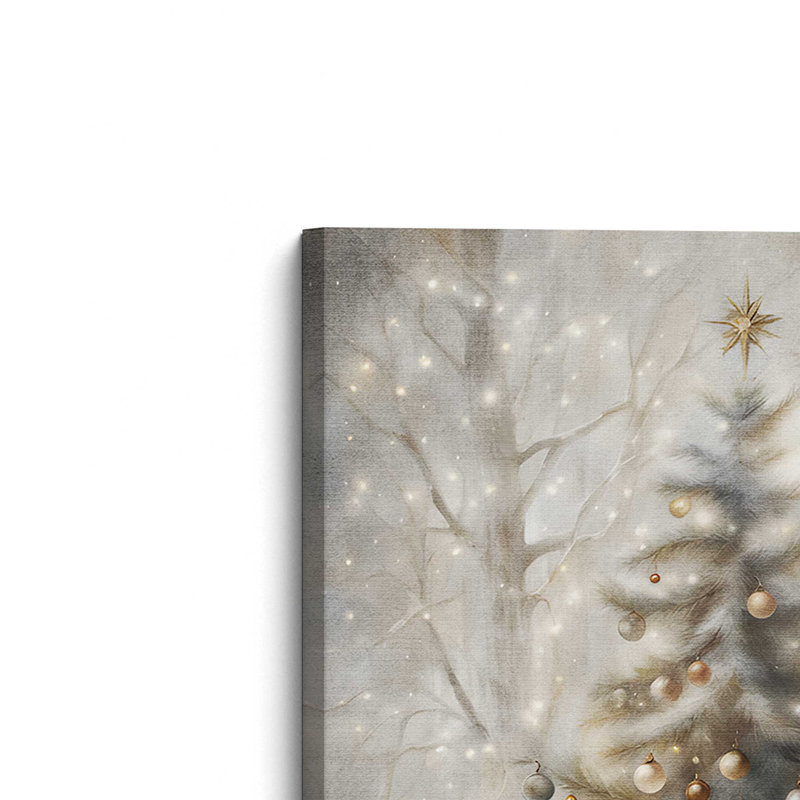 «Oh Tannenbaum» par Jo Moulton, reproduction d'art sur toile, Toile tendue, Ne s’applique pas, H 16 po x l 12 po