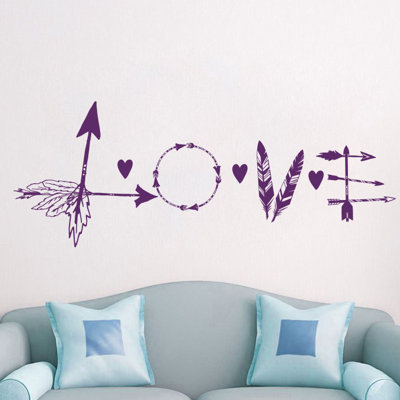 Text & Numbers Non-Wall Damaging Wall Decal