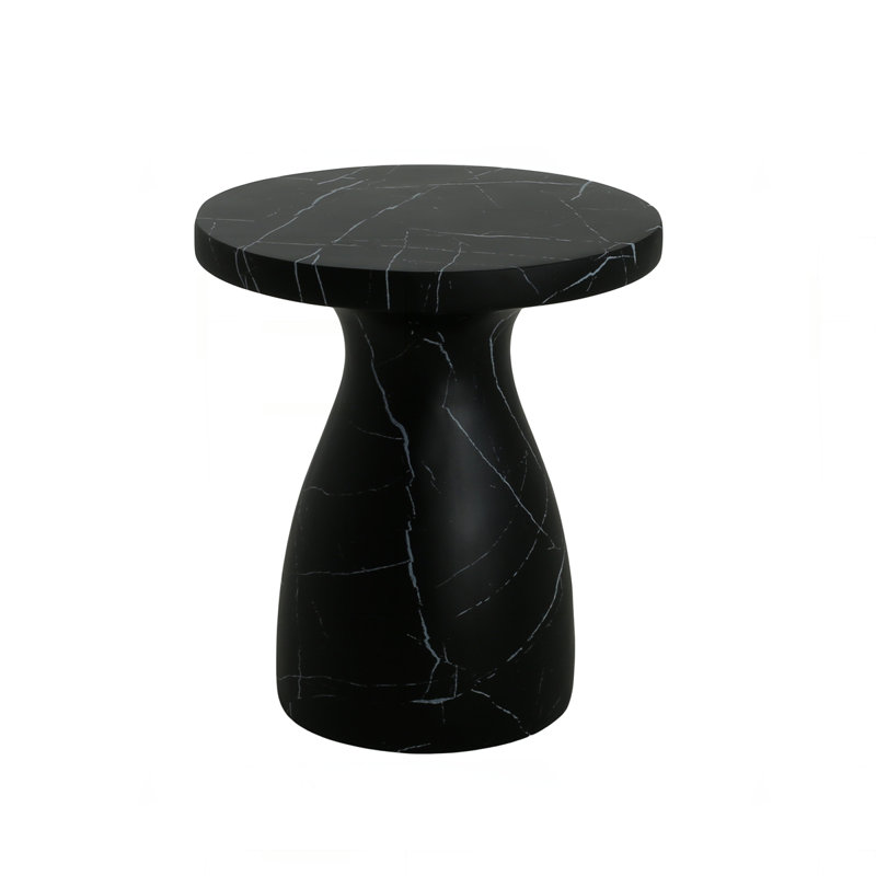 Outdoor Travertine MGO Side Table