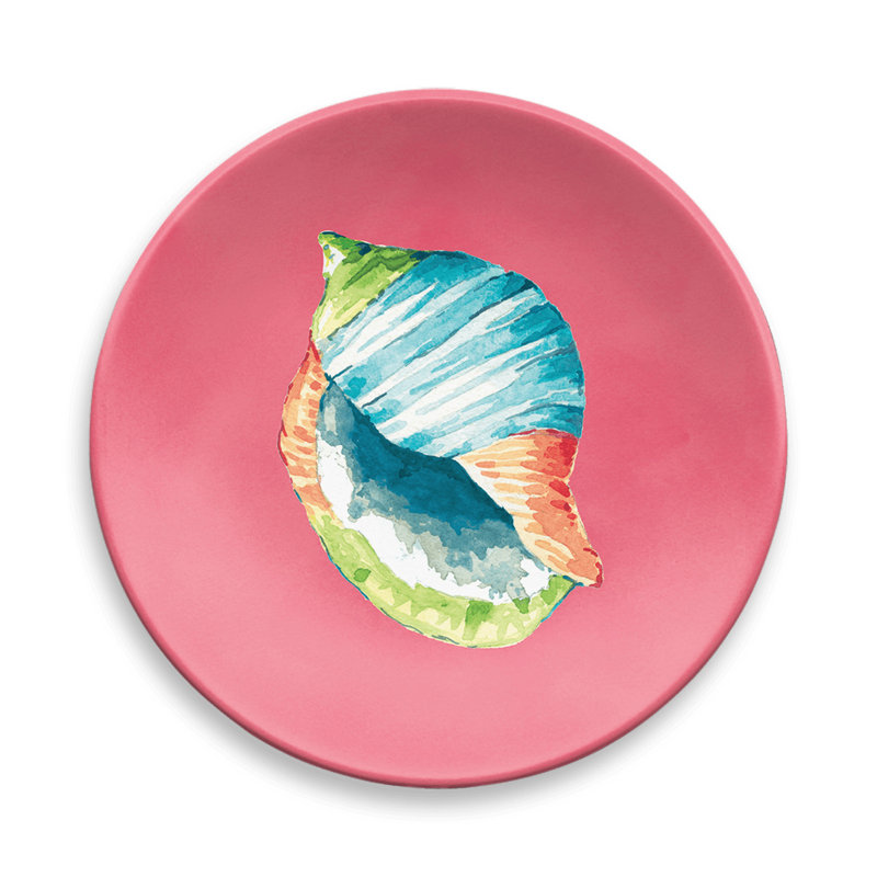 Ensemble de 4 assiettes à hors-d'œuvre Baylen Brights, mélamine, 7 po, 7 po