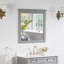 Miroir rectangulaire moderne en bois massif avec cadre H 33 po-1247881753-1247881755