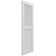 True Fit PVC Two Equal Louver Shutters