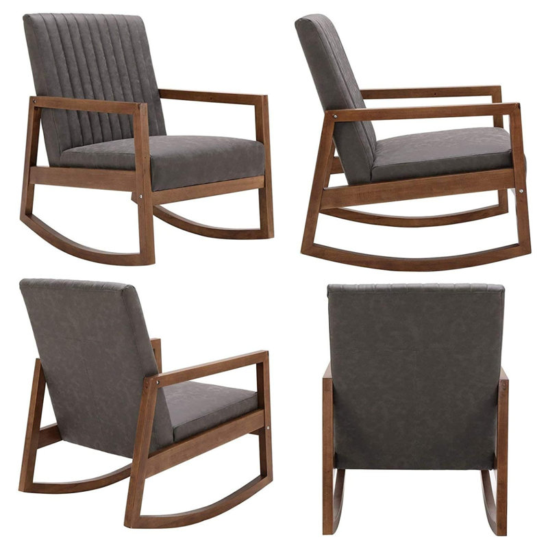 Saiquan Rocking Chair, Grey
