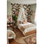 Papier peint floral, art mural moderne