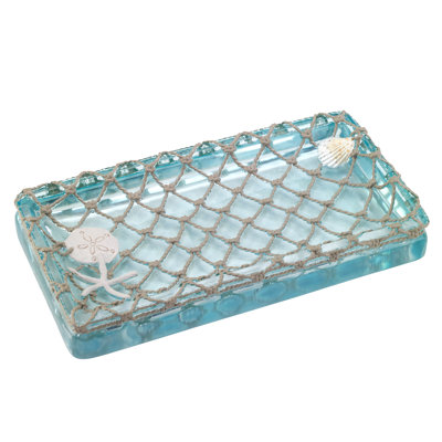 Plateau en verre de mer