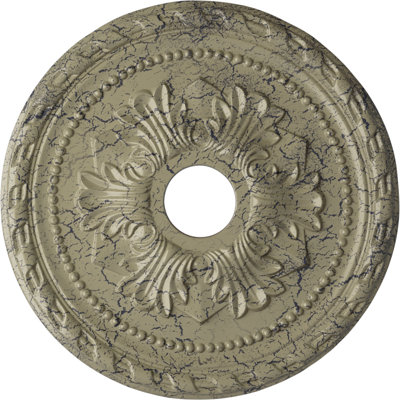 Endurathane Palmetto Ceiling Medallion, 20 7/8"OD x 3 5/8"ID x 1 5/8"P (Fits Canopies up to 5")