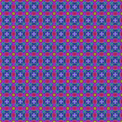 Tapis décoratif bleu géométrique