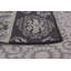 Tapis gris clair en laine sumak handwoven à tissage plat Weyant-1689182498