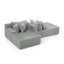 Méridienne à deux places paresseuse, canapé compressé sans assemblage, en tissu de velours, méridienne moderne et moelleuse, utilisée pour les salons et les chambres à coucher-2013683872