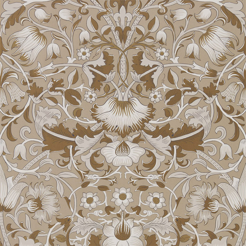Pure Lodden Wallpaper, Gilver/Gold