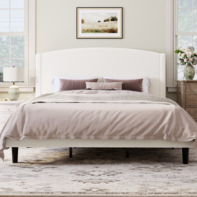 Lit plateforme tapissier Chic Teddy