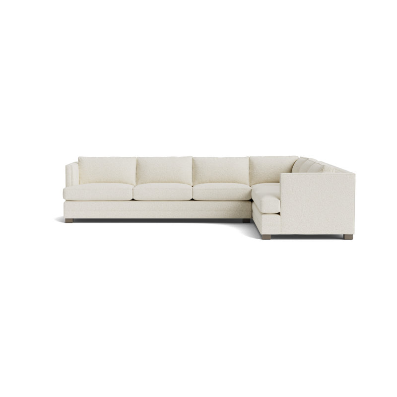 Keaton Chaise Sectional, Berber - Cream, Driftwood
