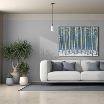 'Shimmering Birches C' by James Wiens Canvas Wall Art