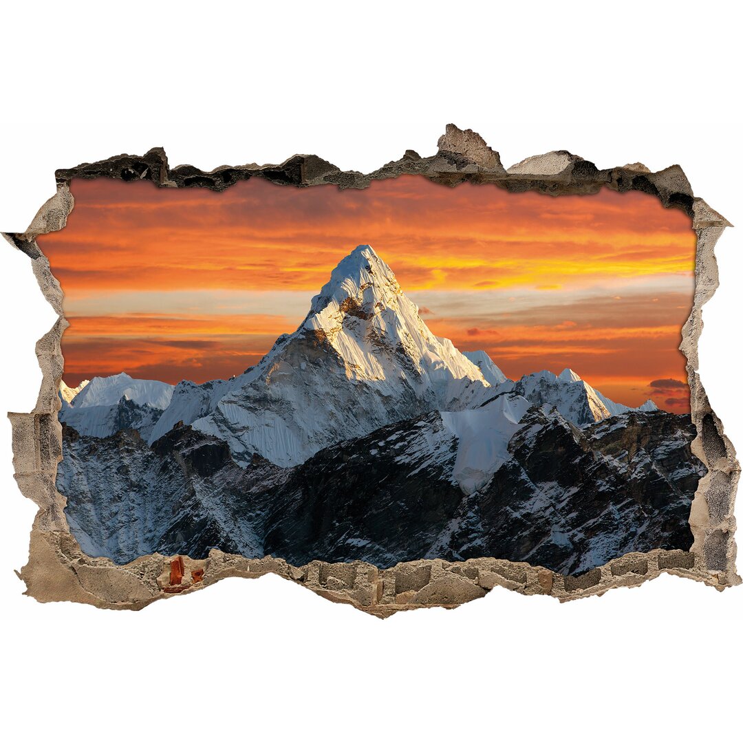 Wandtattoo Berge bei Sonnenuntergang