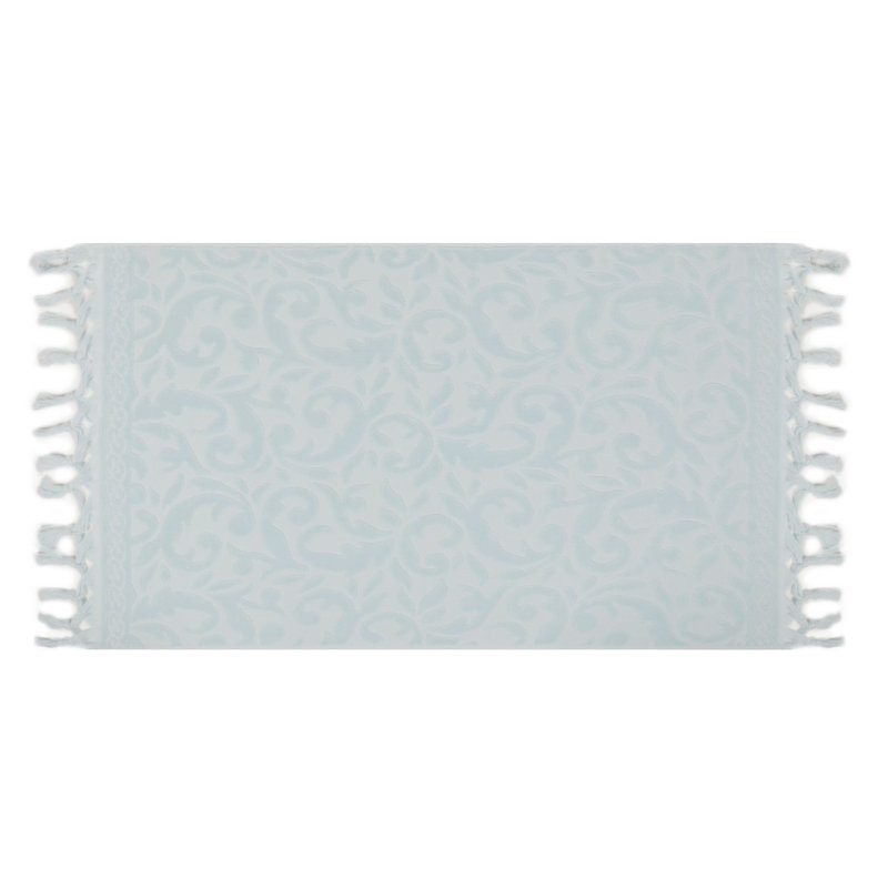 Débarbouillette 100% coton Greenburgh, Bleu