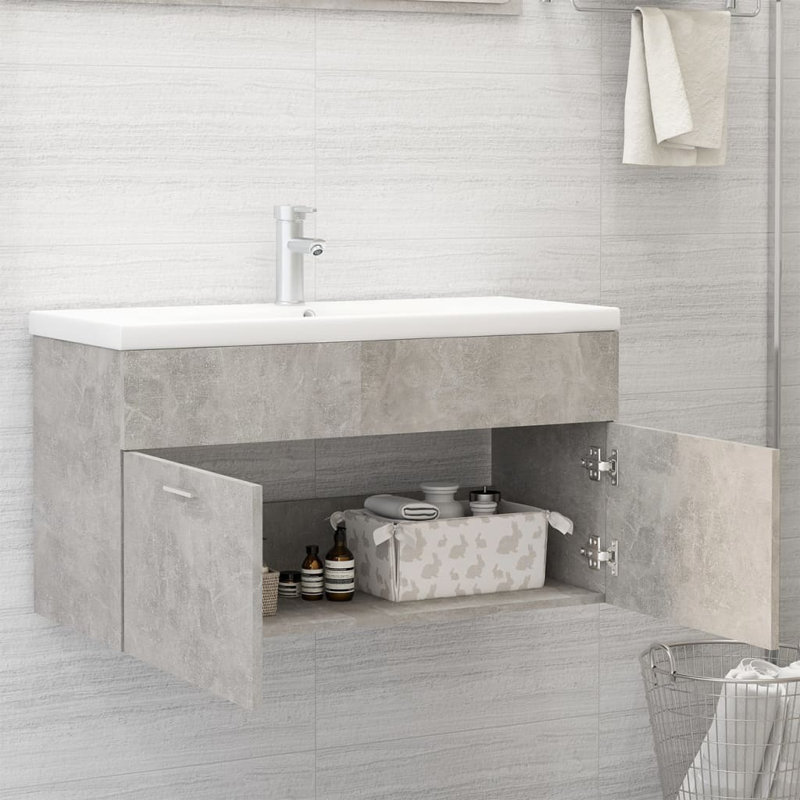 Saona Wall Hung Single Vanity Unit, White, 900mm