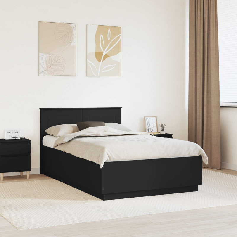 Bed, Double (4'6), Black