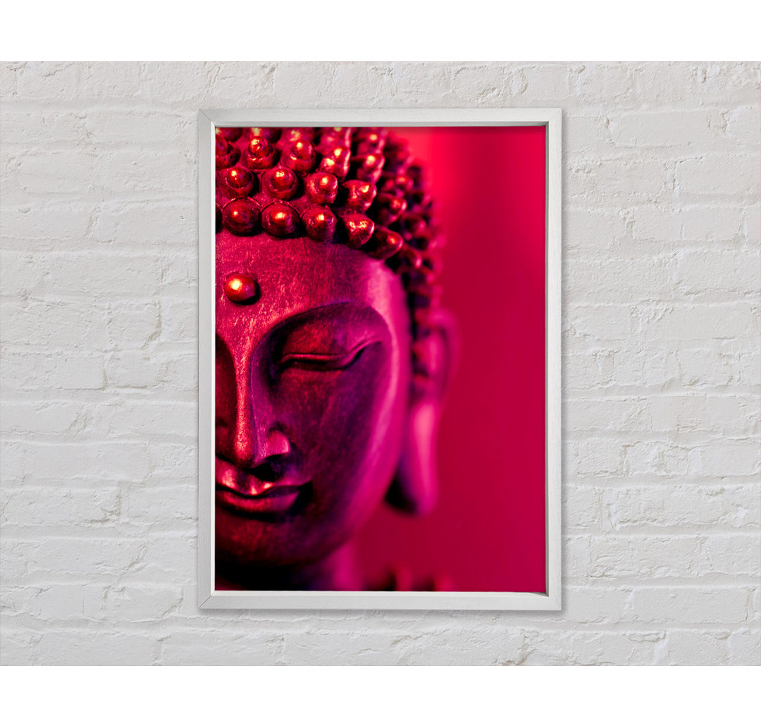 Buddha Face - Einzelner Bilderrahmen Kunstdrucke auf Leinwand