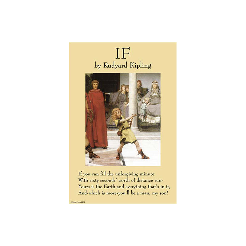 « if » par rudyard kipling, impression