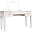 Bureau de maquillage en miroir pour chambre à coucher - coiffeuse avec rangement facile à assembler en 30 minutes