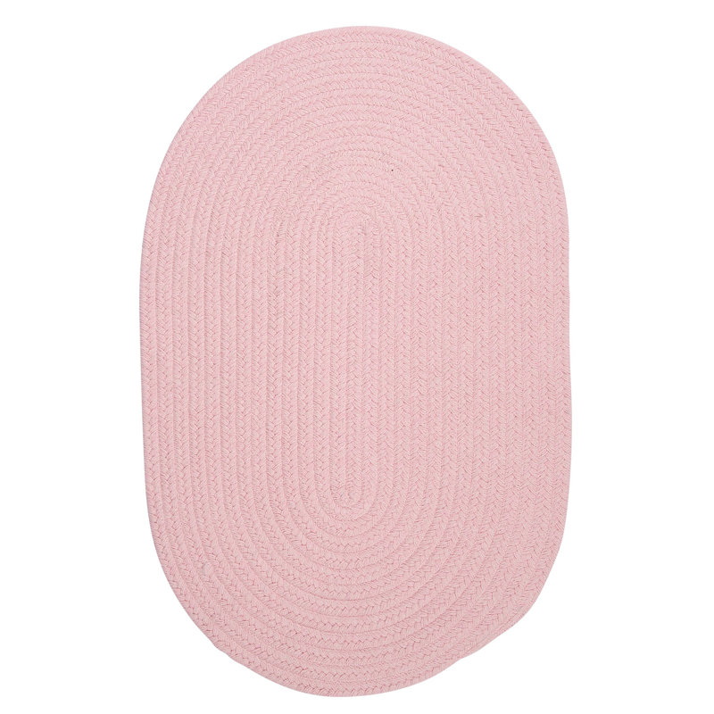 Tapis gris en laine Bristol, Ovale 2 pi x 7 pi