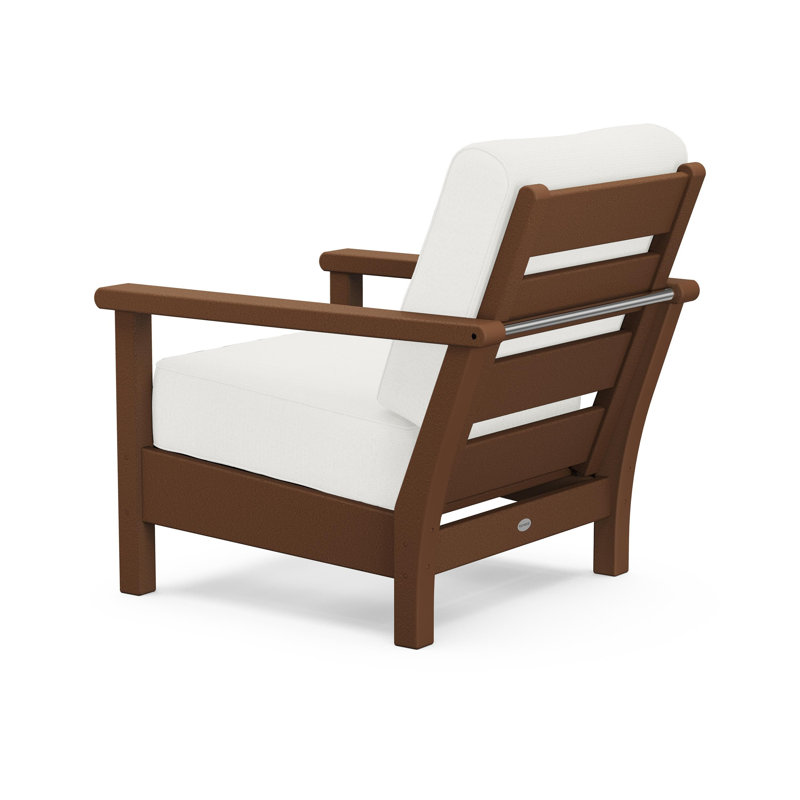 Harbour Deep Seating Chair, Natural Linen, Teak