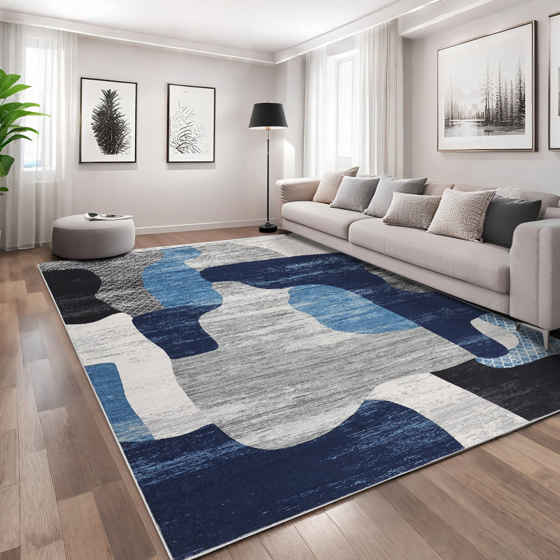 Tapis de salon Modern Abstract, Rectangle 9 pi x 12 pi