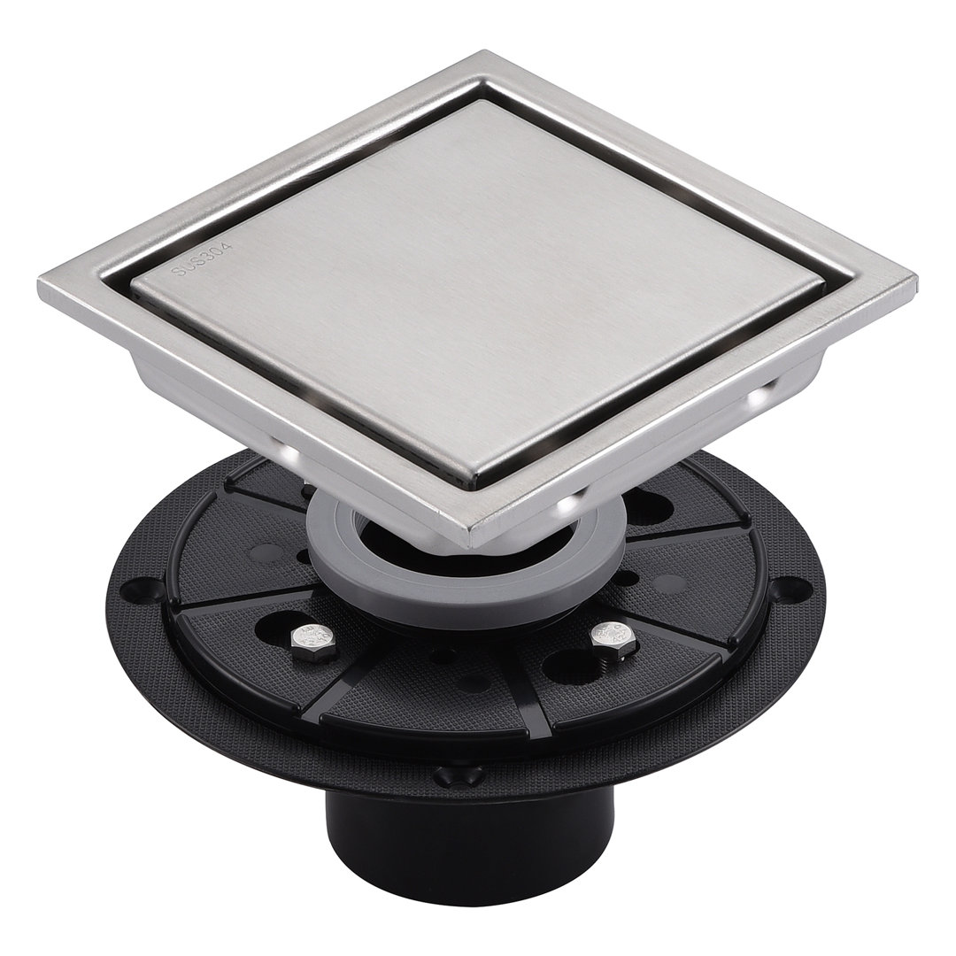 4.33'' Square Tile-In Shower Drain AngleSimple 