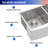33'' L Double Bowl Stainless Steel Kitchen Sink