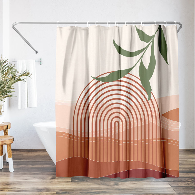 Rideau de douche Bradian Boho Rustic