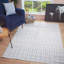 Tapis décoratif à motifs géométriques crème Mirabella-372917466