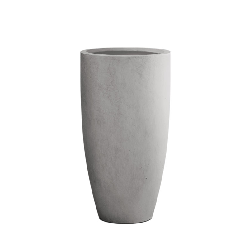 Charnise Round Pot Planter, Gray
