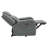 Zero zero clearence recliner  Power Recliner With Dual Motor Adjustable Headrest, Scratch-Resistant Faux Leather, USB Charging, Grey-1706892099