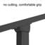 Rails en métal pour les marches extérieures, rampe d'escalier extérieure de 2 à 3 marches, balustrade 40 po x 36 po, balustrade de terrasse, balustrade en fer forgé noir avec trousse d'installation pour marches en béton