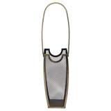 Modern Ember Match Stick Holder | Decorative Mesh Metal Storage Bucket, Caddy