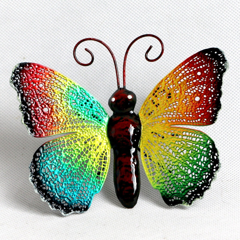 Décoration murale papillon coloré