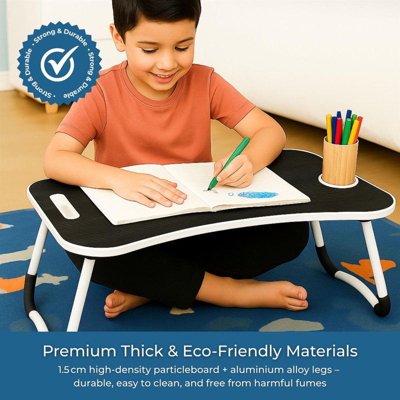 60cm Folding Table, Black
