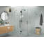 Halo 56 in. x 48 in. x 78 in. 90-degree Fully Frameless Glass Hinged Shower Enclosure-1727378630