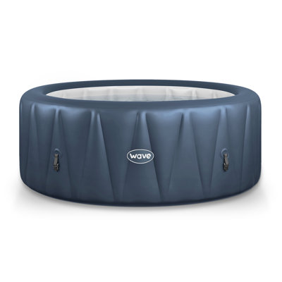 Latitude Run Alvarenga 6 Person 130 - Jet Polyvinyl Chloride (PVC) Round Inflatable Hot Tub