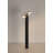 ORBIT,25IN,BOLLARD,8W,BK